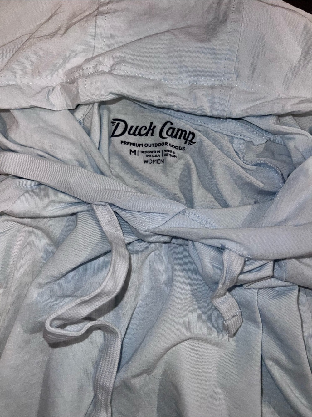 Duck Camp Women's Light Blue Hooded Sweatshirt